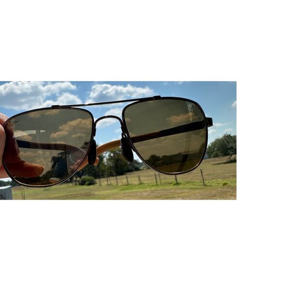 Maui Jim Guardrails MJ0327S-003 Polarized Sunglasses Brown HCL Bronze Gradient - Picture 4 of 10